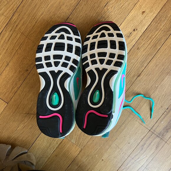 Nike Pink Turquoise White Nike Sneakers size 8 - Picture 5 of 5